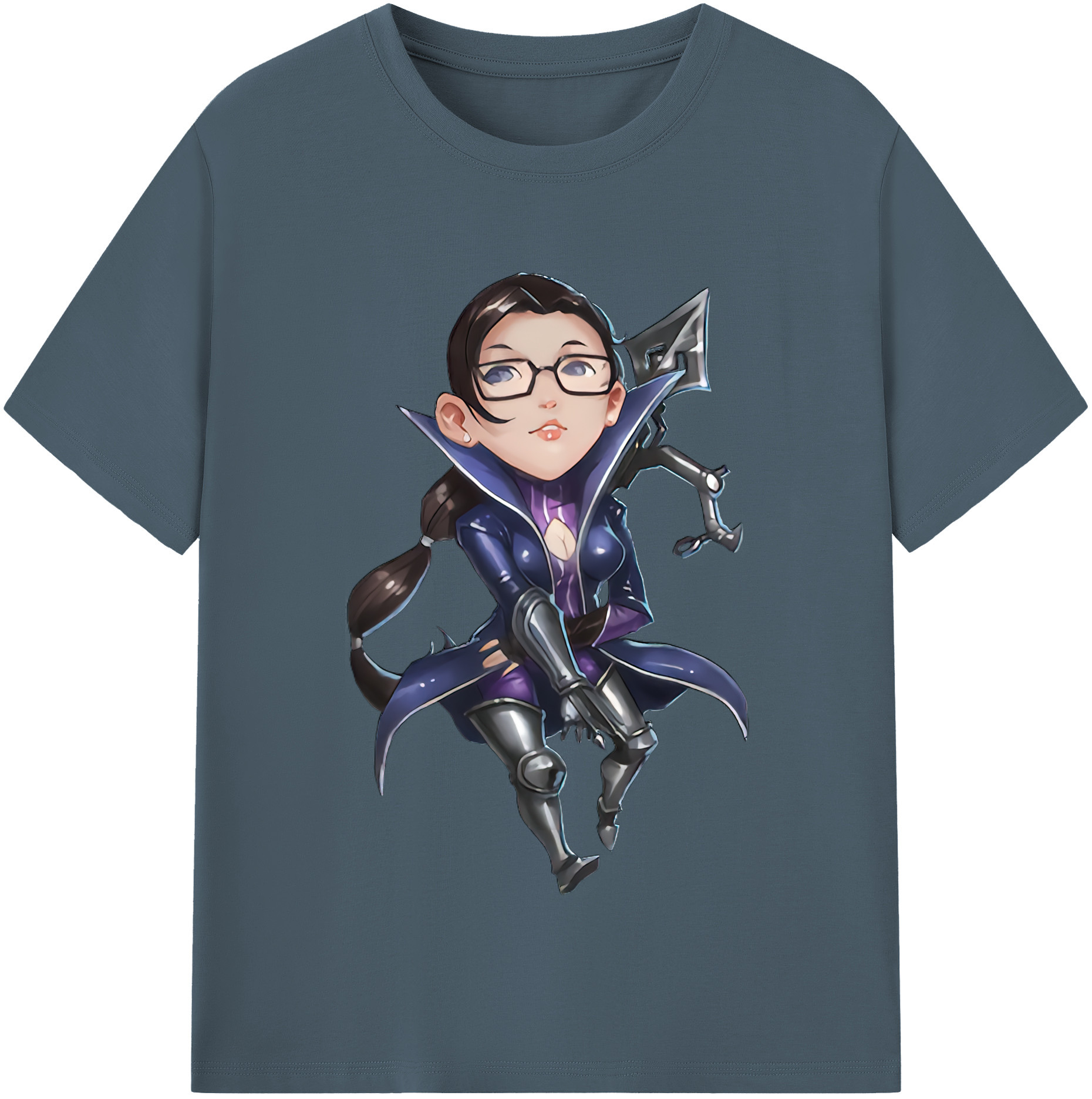 リーグ・オブ・レジェンド League of Legends LOL 綿100％半袖Tシャツ（フロントプリント）
